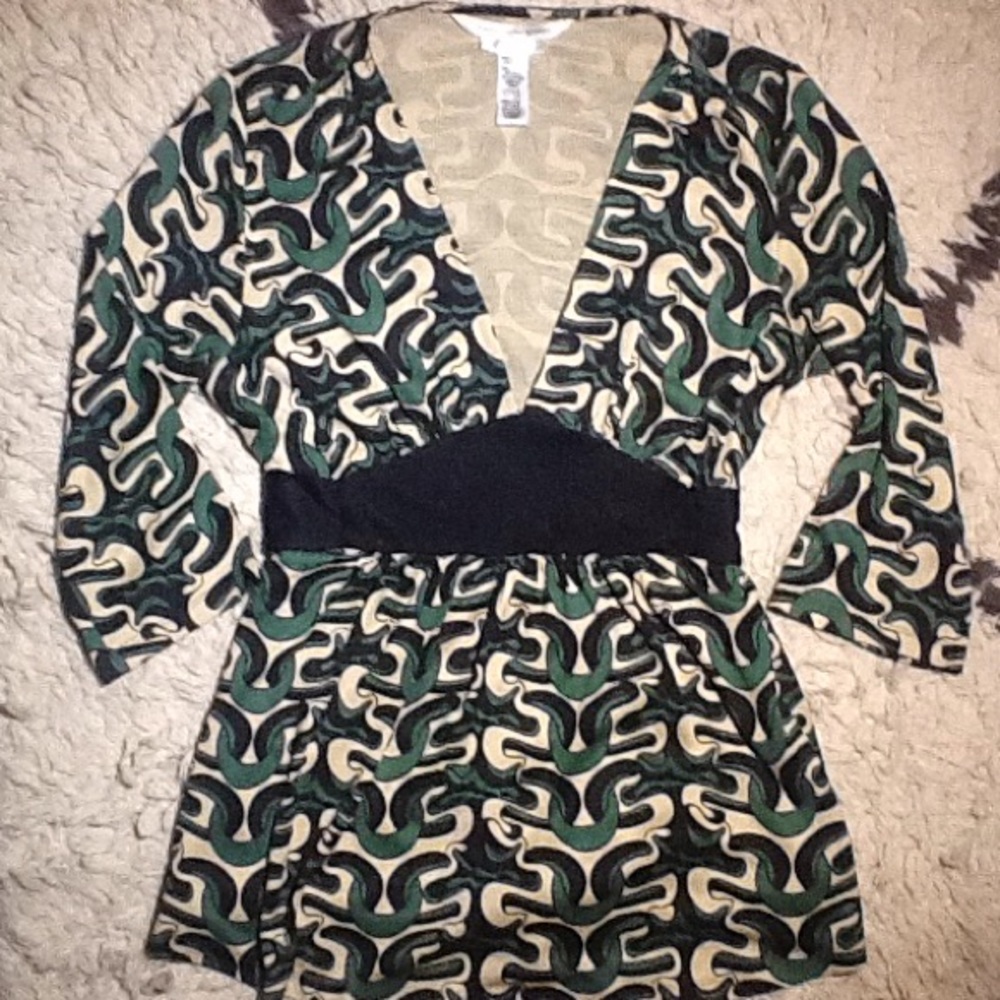 Diane Von Furstenberg silk tunic